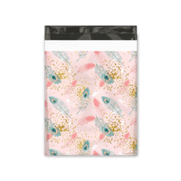 12x15" Pink Peacock Designer Poly Mailers Shipping Envelopes Premium Printed Bags - Pro Supply Global