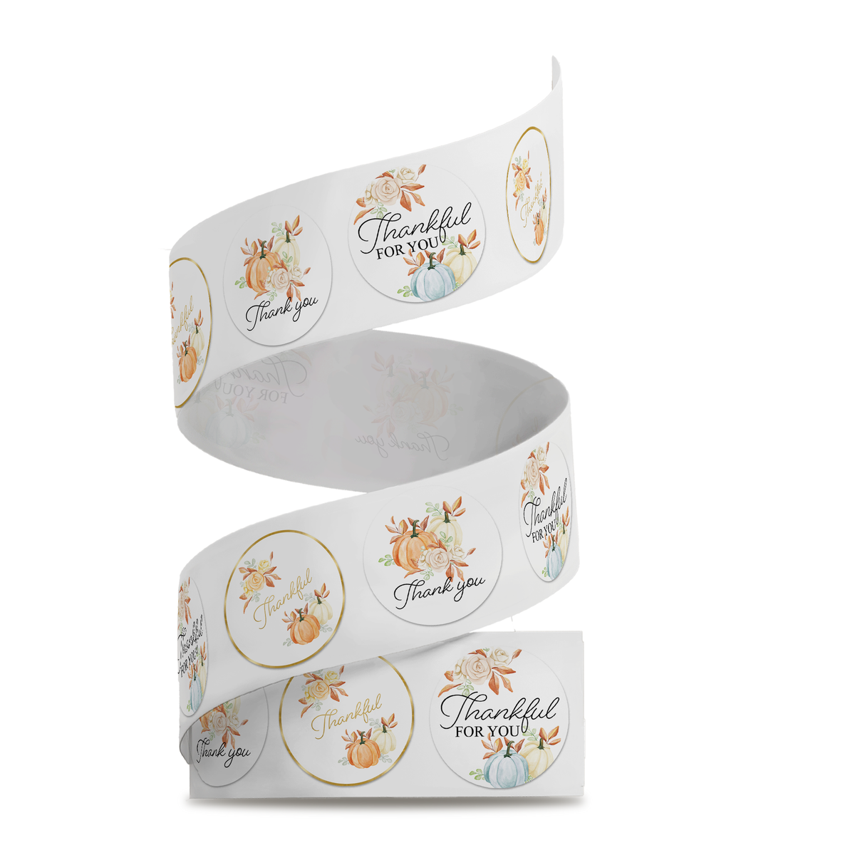 Thankful Fall Pumpkins Stickers