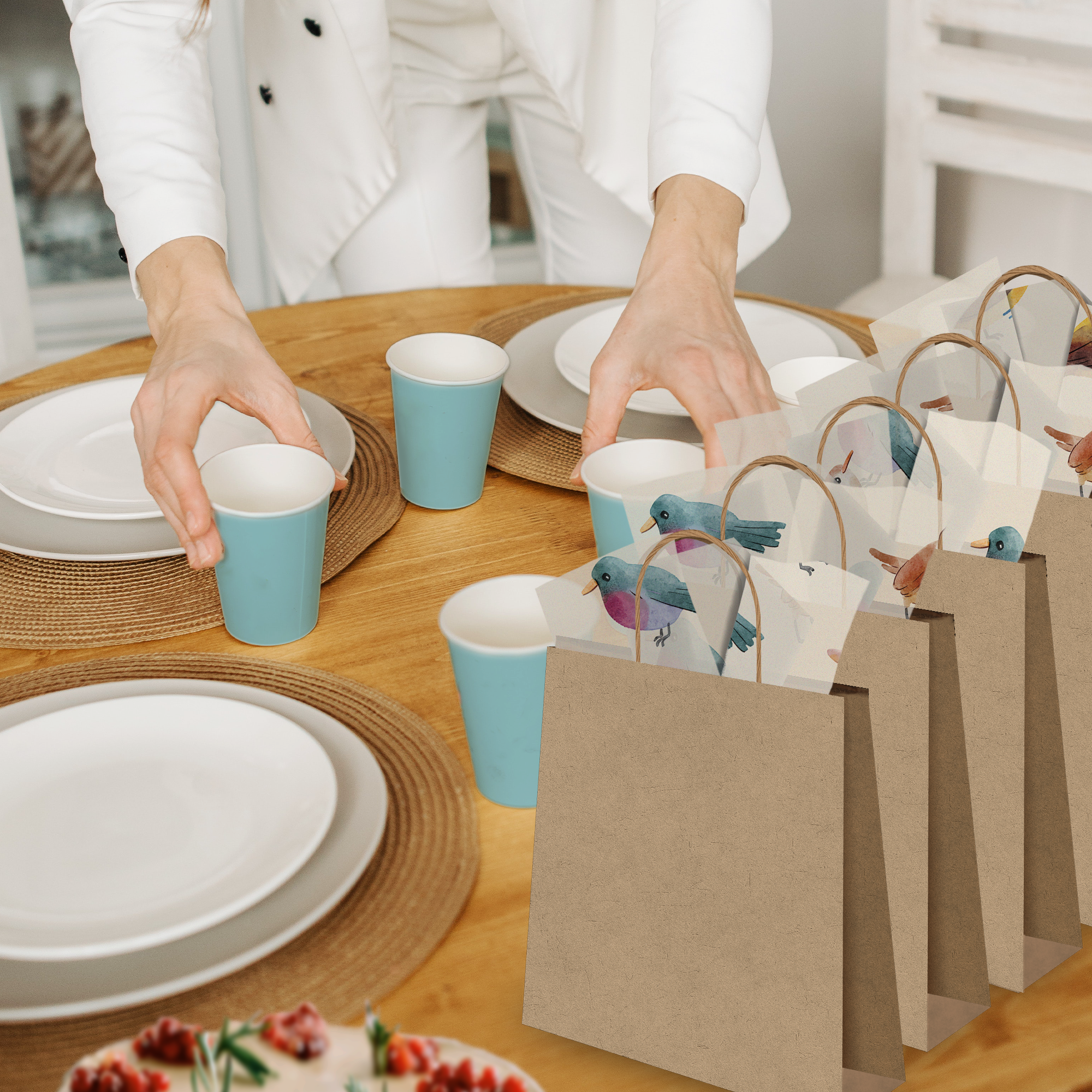 Birds Designer Tissue Paper For Gift Bags