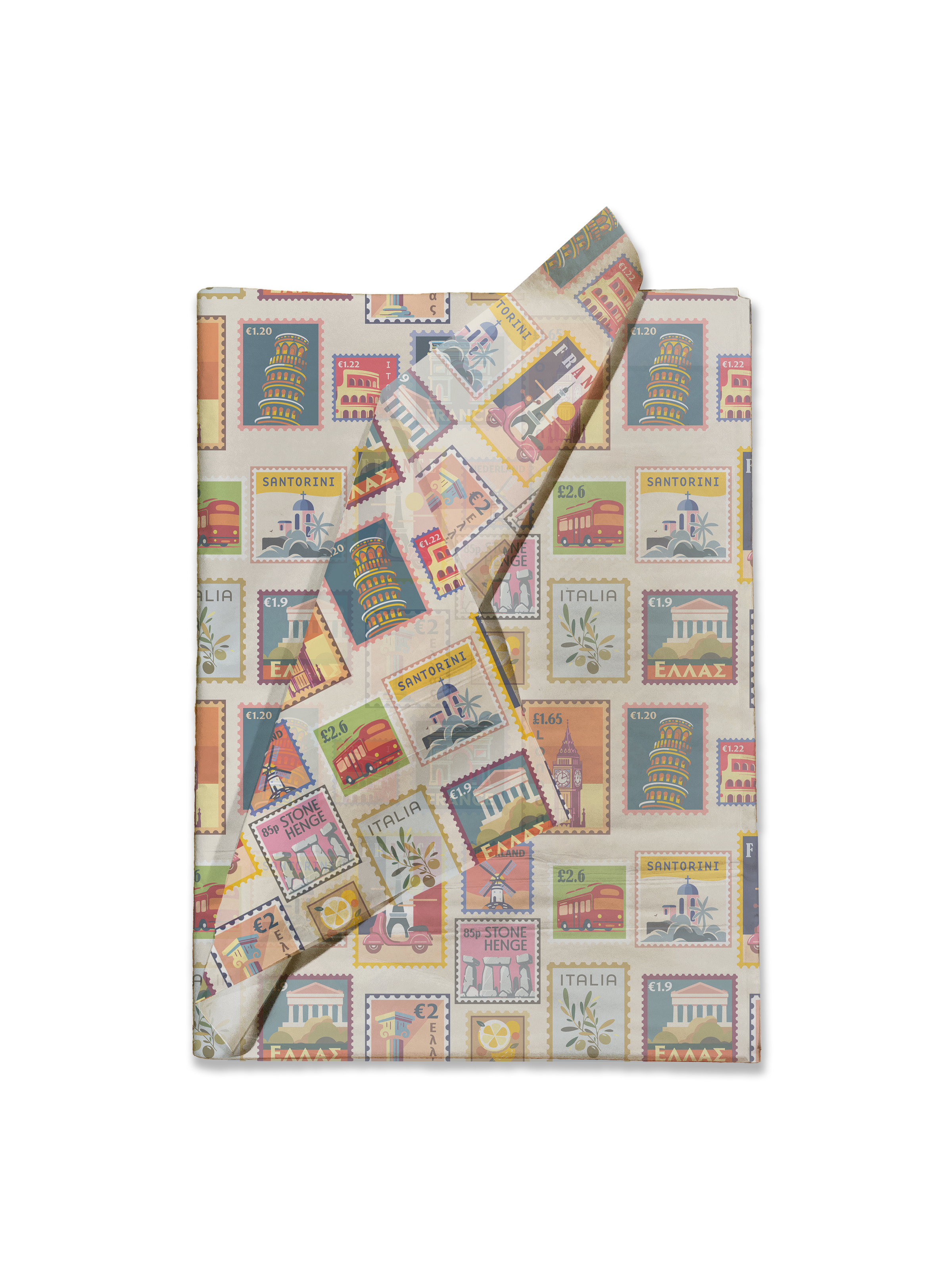 Stamps Designer Tissue Paper for Gift Bags