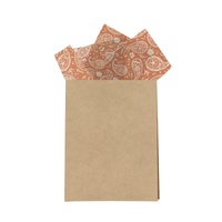 Orange Pumpkin Paisley Tissue Paper for Gift Bags