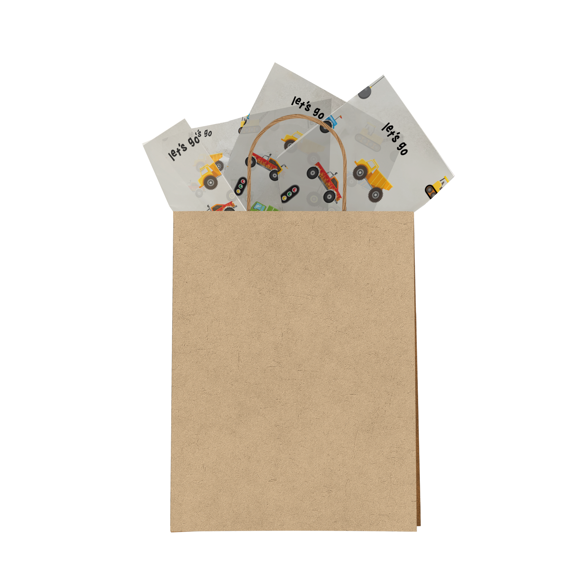Trucks Designer Tissue Paper for Gift Bags