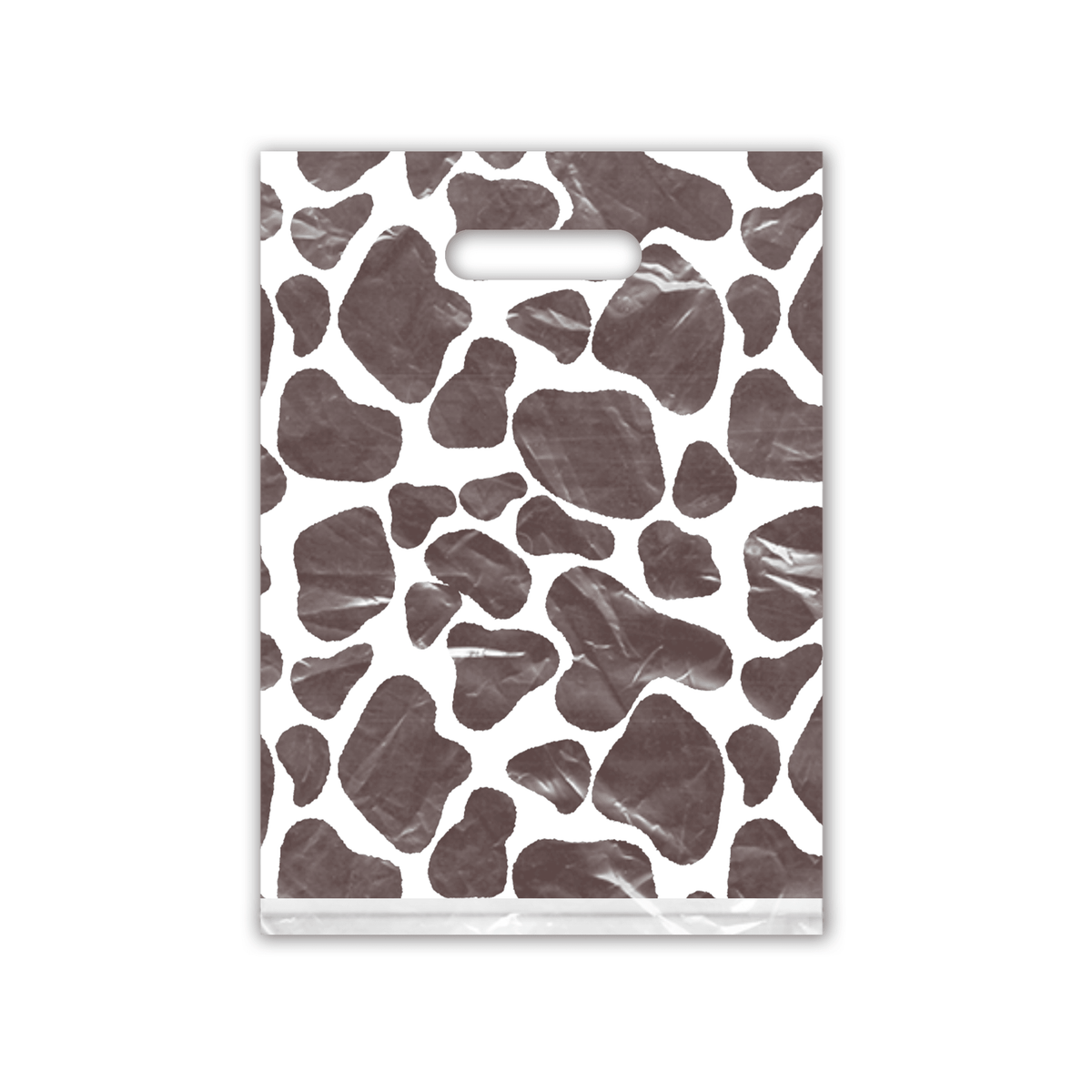 9x12 Cow Print Designer Poly Plastic Merchandise Bags Premium Printed Bags - Pro Supply Global