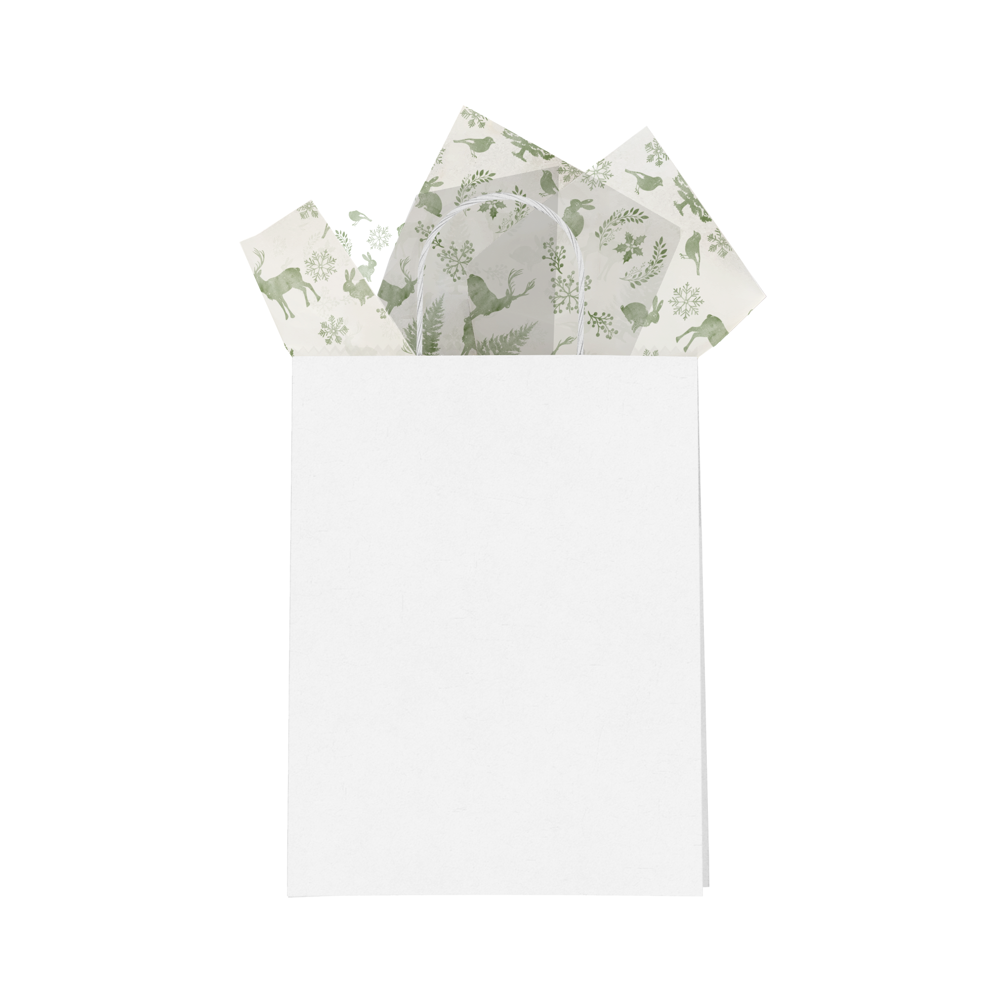 Winter Deer Tissue Paper for Gift Bags