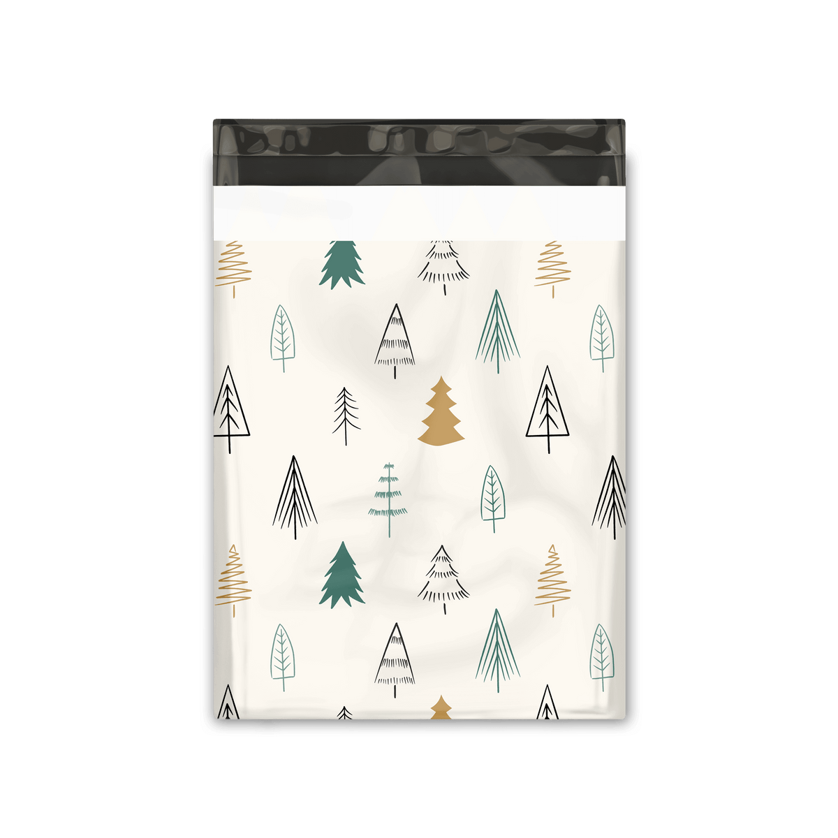 10x13 Fir Trees Designer Poly Mailers Shipping Envelopes Premium Printed Bags - Pro Supply Global