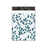 10x13 Teardrop Leaves Designer Poly Mailers Shipping Envelopes Premium Printed Bags - Pro Supply Global