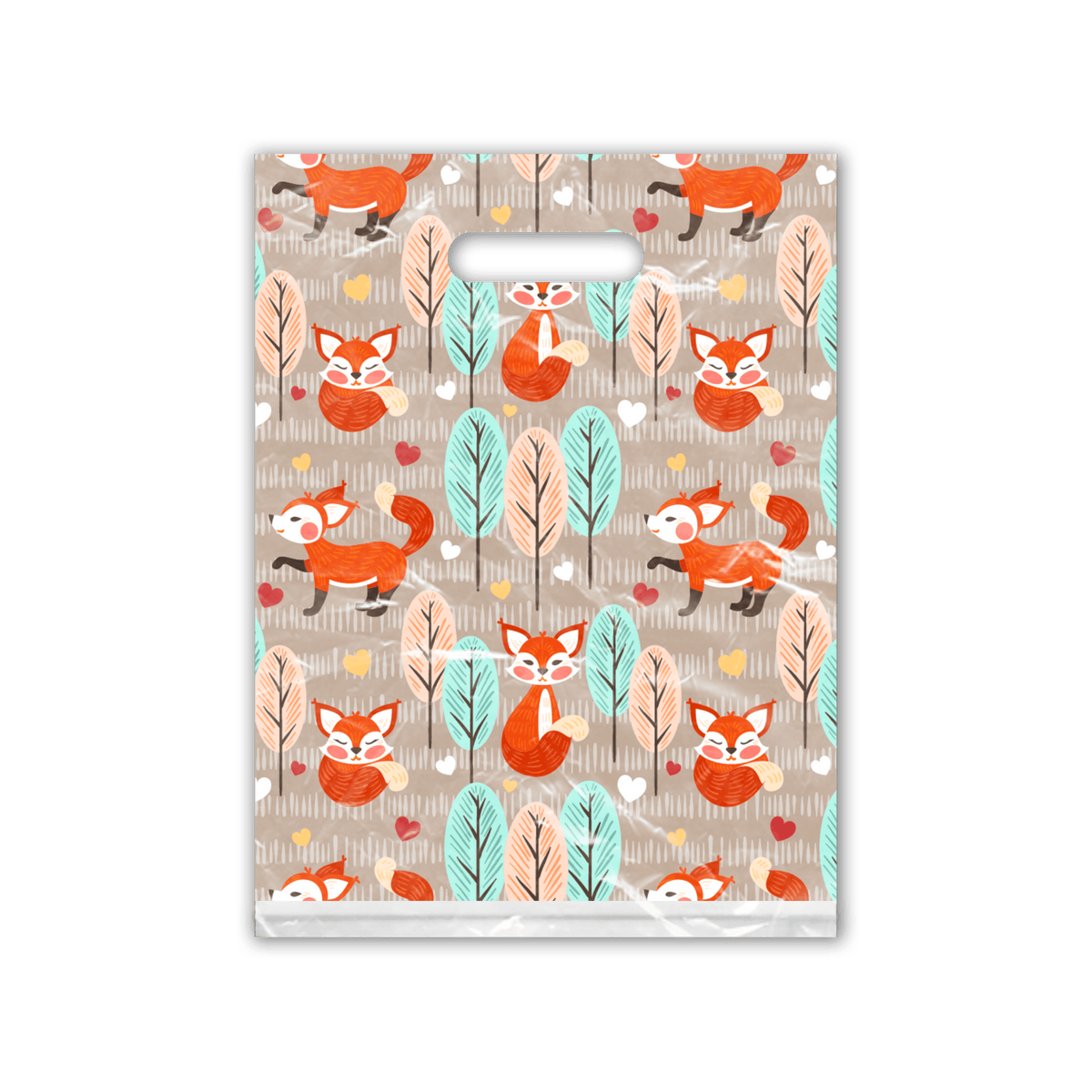 Fox Designer Retail Boutique Merchandise Bags With Handles Premium Printed Shopping Bags Pro Supply Global