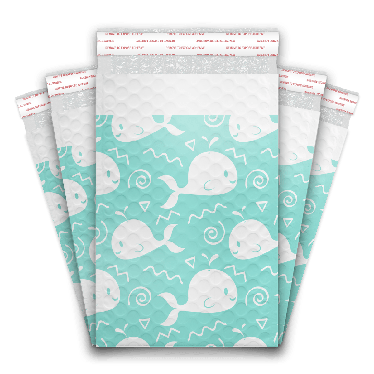 Blue Whale Designer Poly Bubble mailer shipping Padded bags Pro supply Global