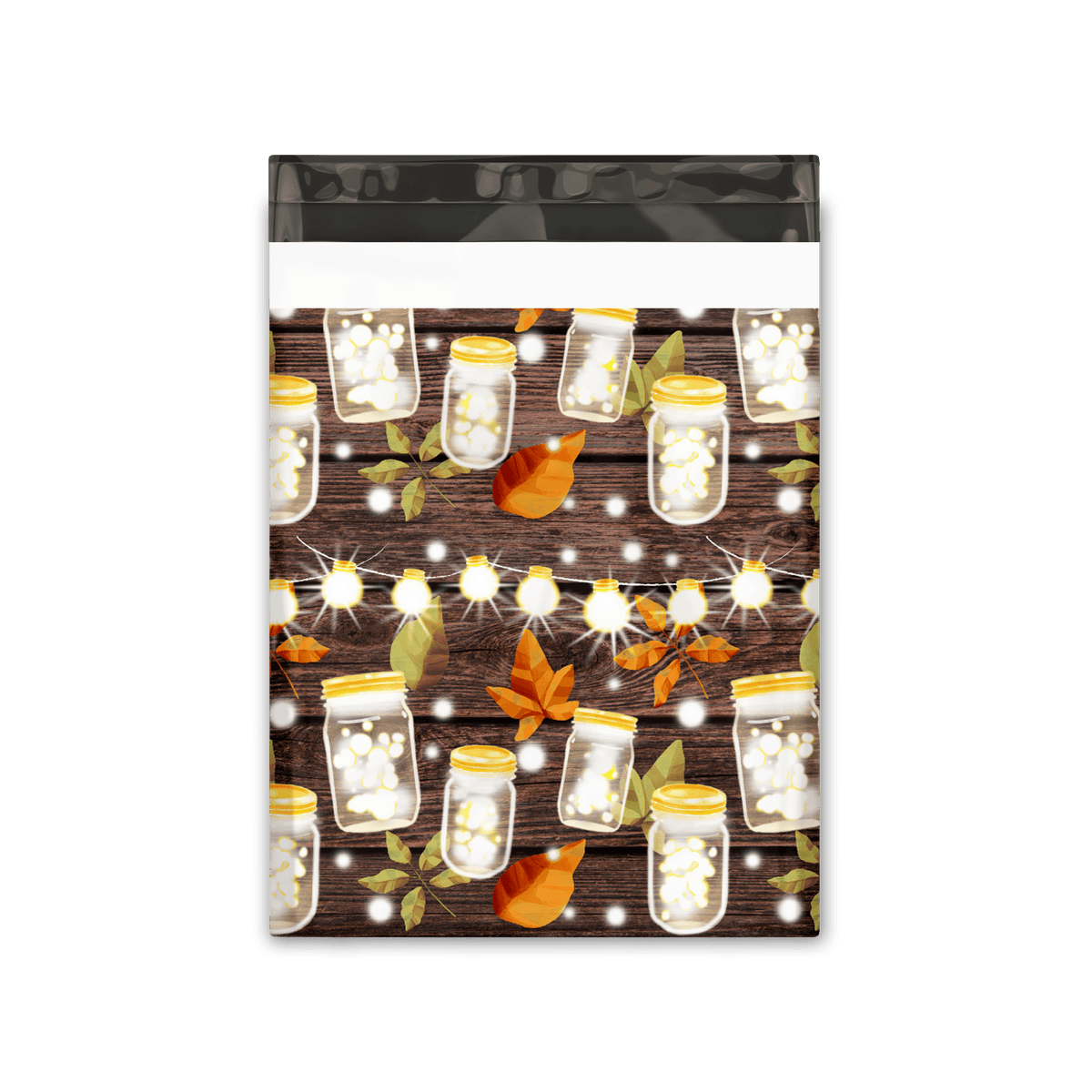 10x13 Mason Jars Designer Poly Mailers Shipping Envelopes Premium Printed Bags - Pro Supply Global