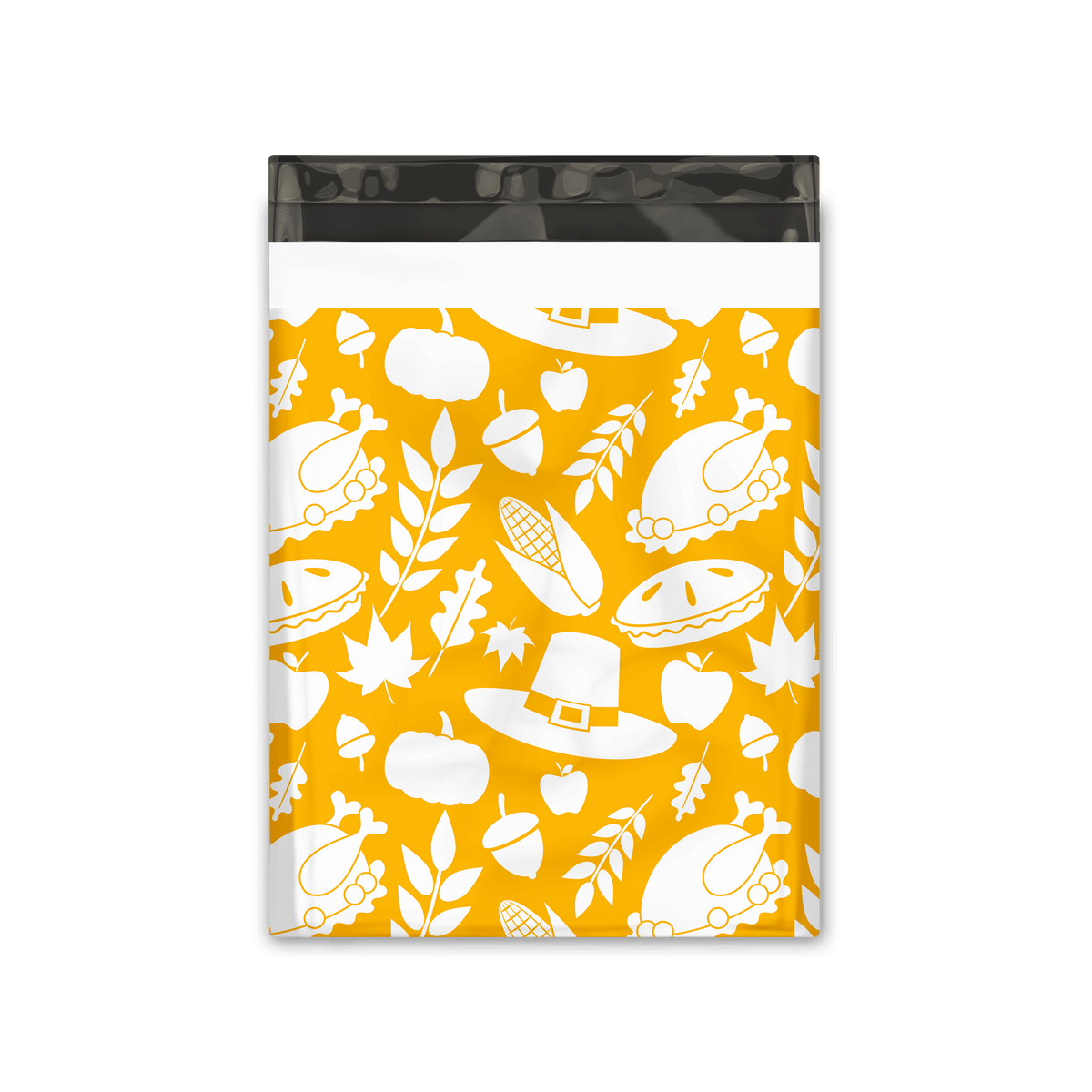 10x13 Thanksgiving Designer Poly Mailers Shipping Envelopes Premium Printed Bags - Pro Supply Global