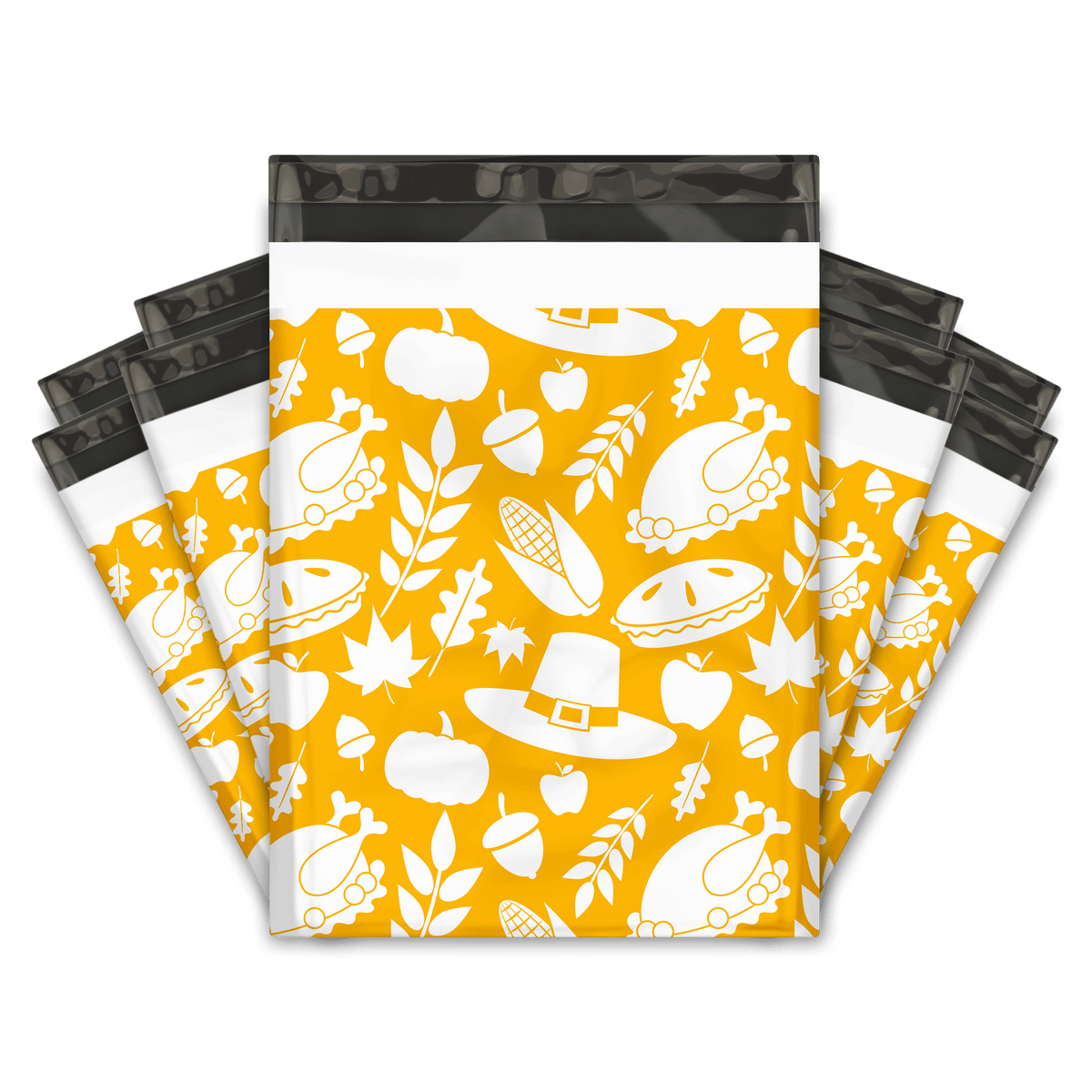Thanksgiving Poly Mailers Envelopes Shipping Bags