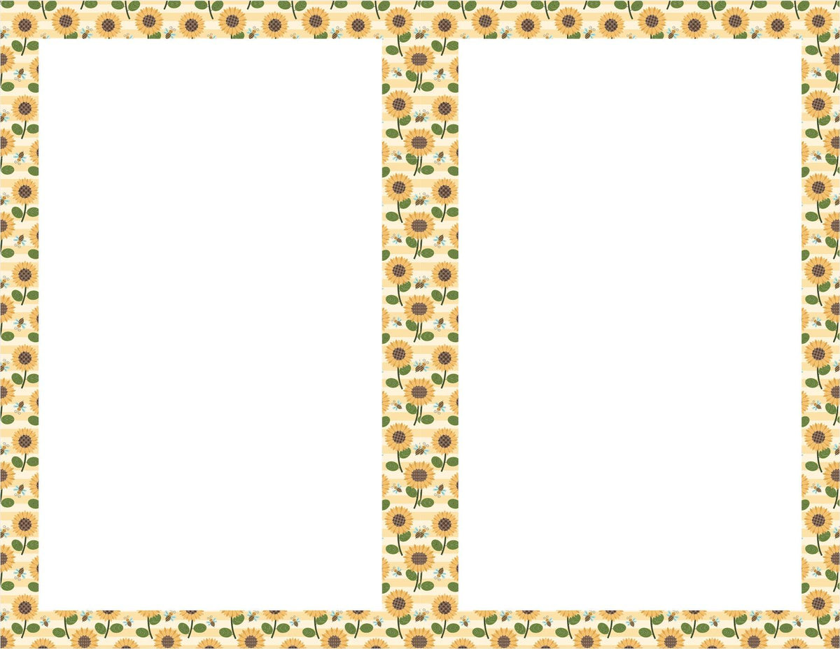 Sunflower and Bees Designer Labels Pro Supply Global