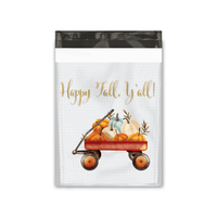 10x13 Hello Fall Designer Poly Mailers Shipping Envelopes Premium Printed Bags - Pro Supply Global