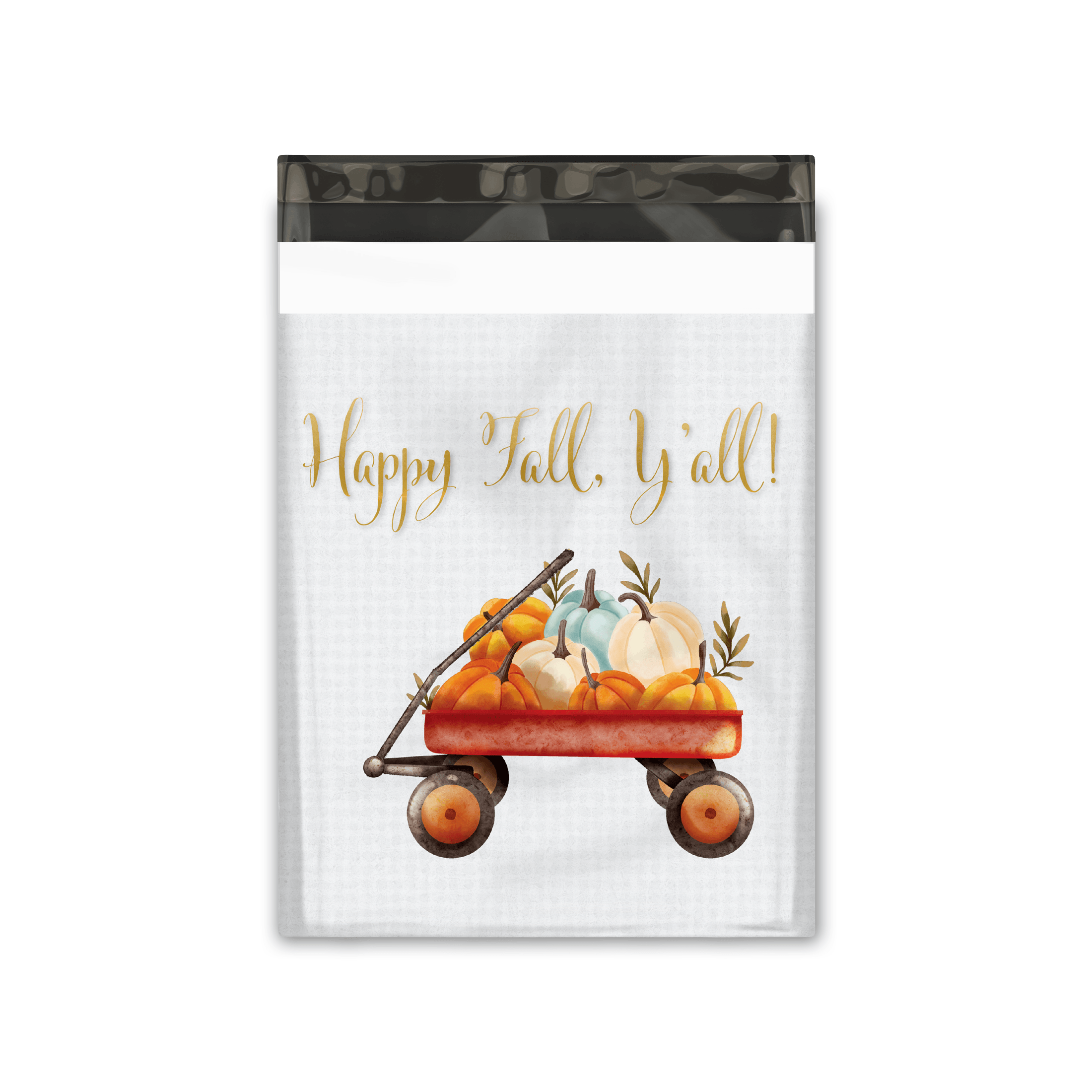 10x13 Hello Fall Designer Poly Mailers Shipping Envelopes Premium Printed Bags - Pro Supply Global