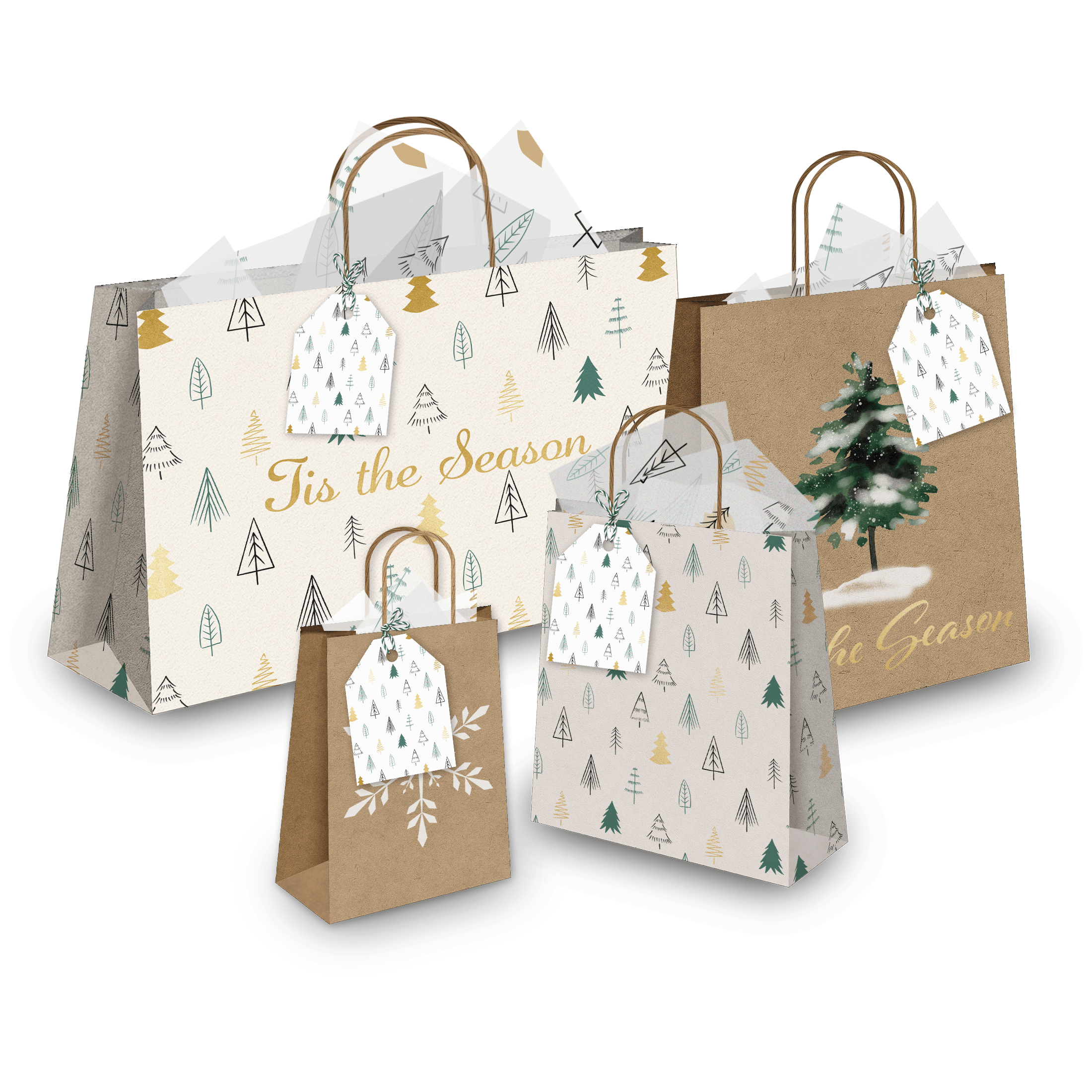 Fir Trees Gift Tags - Pro Supply Global