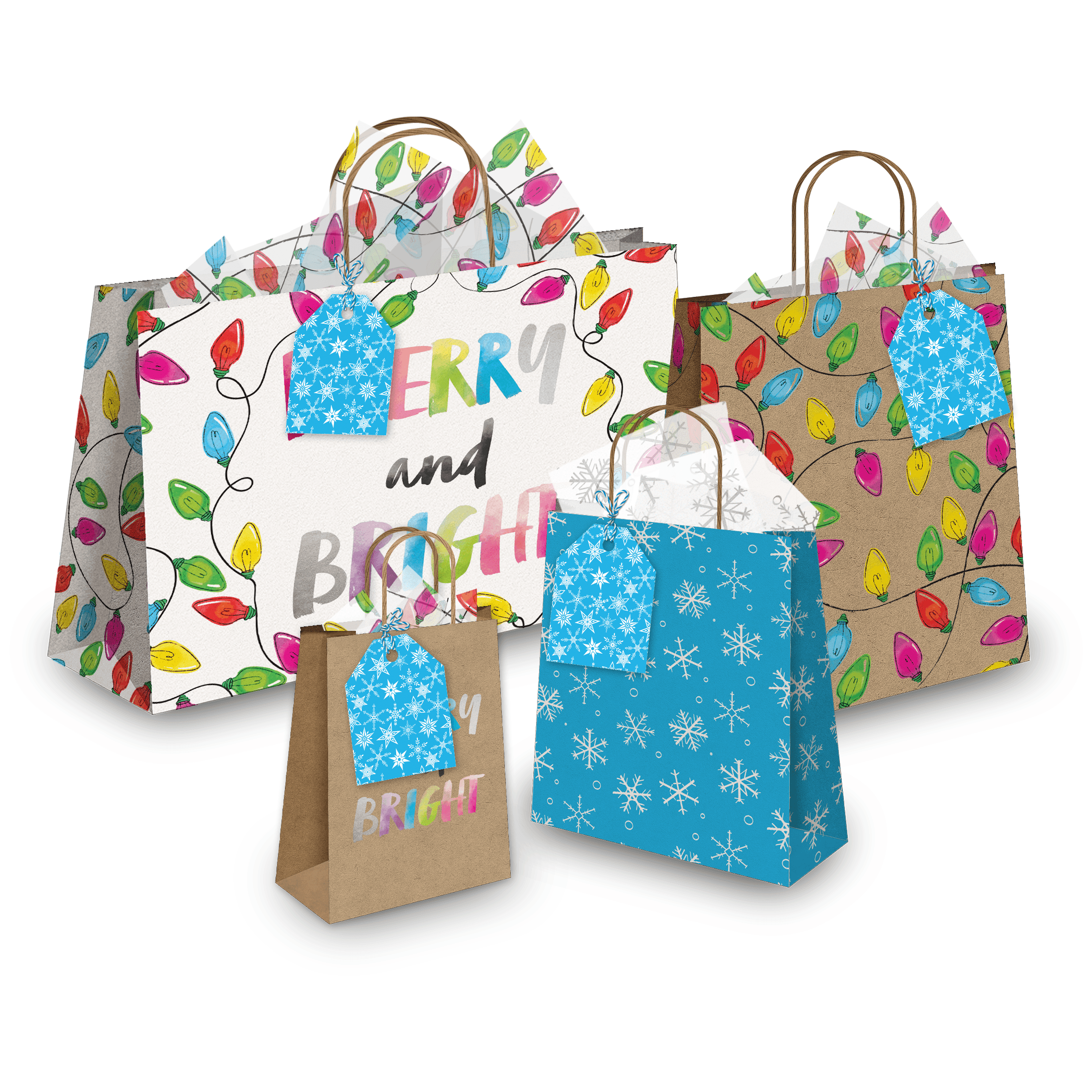 Blue Snowflake Gift Tags - Pro Supply Global