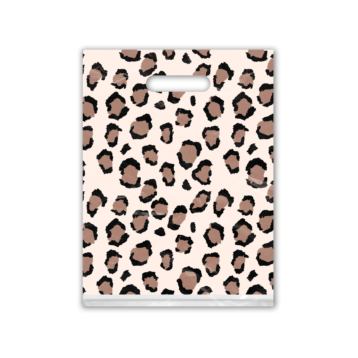12x15 Leopard Print Designer Poly Plastic Merchandise Bags Premium Printed Bags - Pro Supply Global