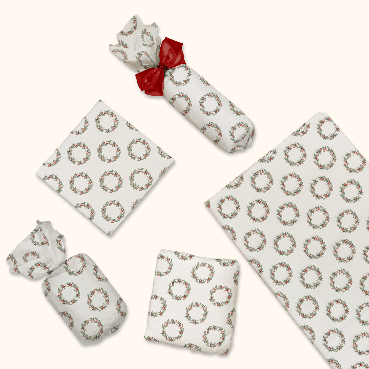 Christmas Wreath Tissue Paper - Pro Supply Global