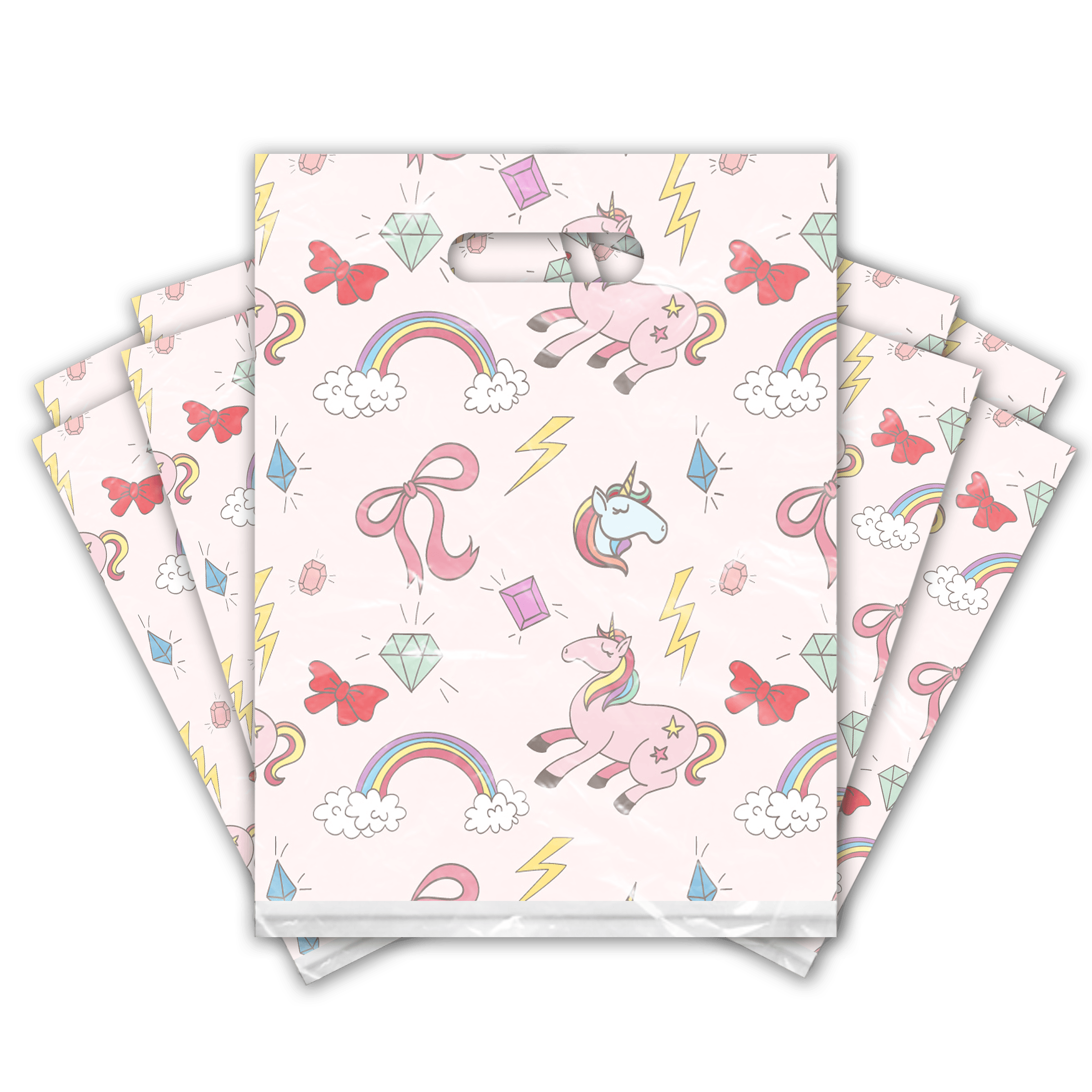 9x12 Rainbow Unicorn Merchandise Bags Premium Print PSG - Main Image