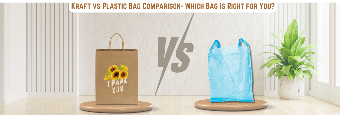 Plastic vs Kraft Paper Bags Comparison- Which Bag Is Right for You? 