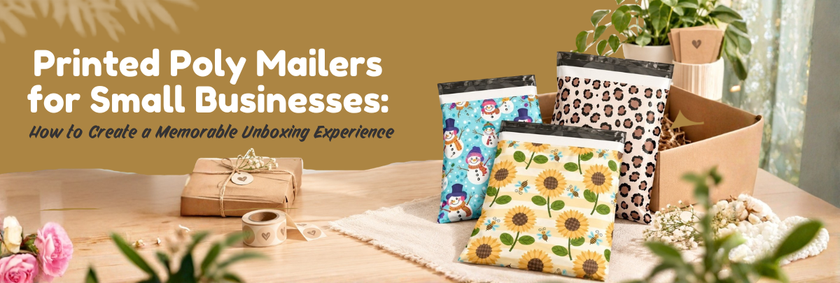 Printed Poly Mailers for Small Businesses 