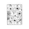 10x13 Black and White Sketched Floral Designer Poly Mailers Shipping Envelopes Premium Printed Bags Pro Supply Global