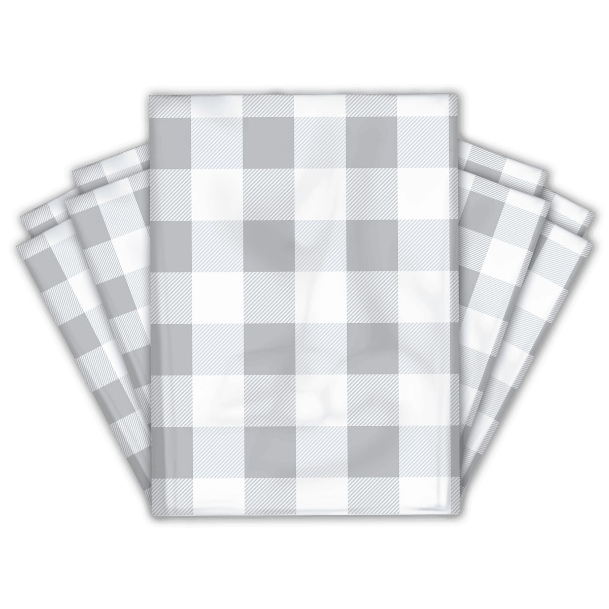 10x13 Buffalo Check Thank You Designer Poly Mailers Shipping Envelopes Premium Printed Bags Pro Supply Global