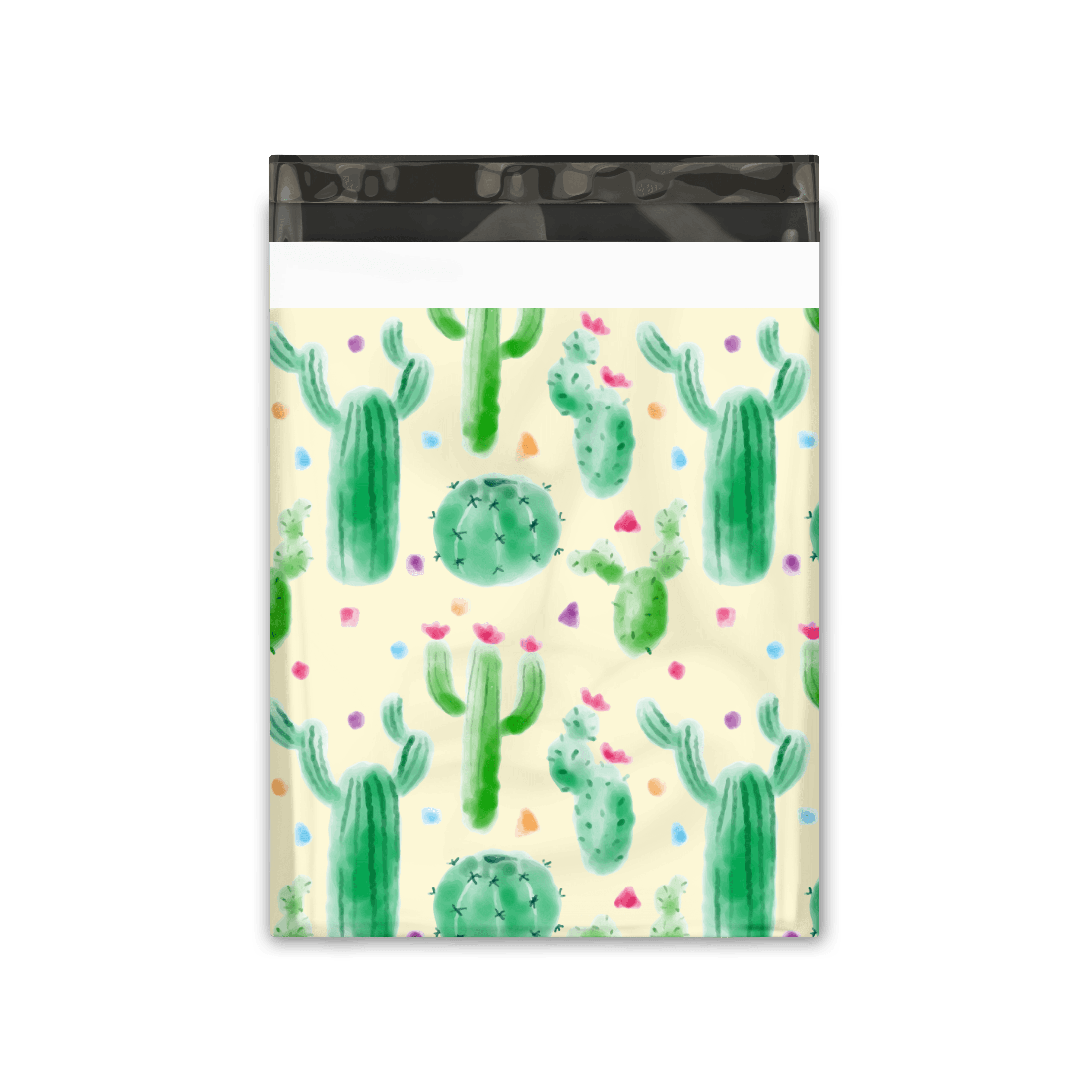 10x13 Cactus Designer Poly Mailers Shipping Envelopes Premium Printed Bags Pro Supply Global