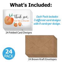 Fruit Thank You Cards with Envelopes - Pro Supply Global