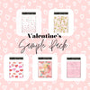 10x13 Valentine's Day Sample Pack Designer Poly Mailers Shipping Envelopes Premium Printed Bags