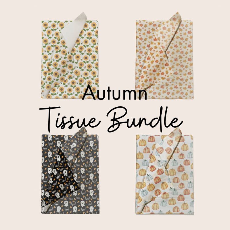 Autumn Tissue Paper Variety Pack for Gift Bags