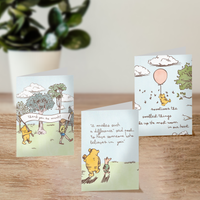Pooh Thank You Cards with Envelopes