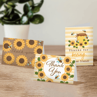 Sunflower Thank You Cards with Envelopes - Pro Supply Global