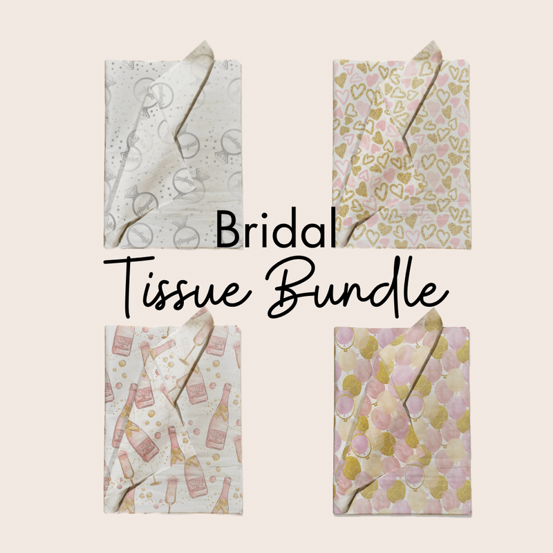Bridal Tissue Paper Variety Pack for Gift Bags