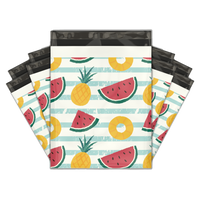 10x13 Pineapple & Watermelon Designer Poly Mailers Shipping Envelopes Premium Printed Bags