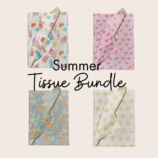 Summer Tissue Paper Variety Pack for Gift Bags