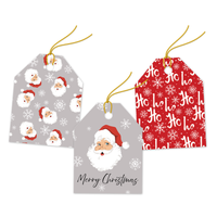 Christmas Santas Assortment Gift Tags