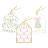 Christmas Trees and Pink Bows Assortment Gift Tags