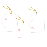 Christmas Treats Assortment Gift Tags