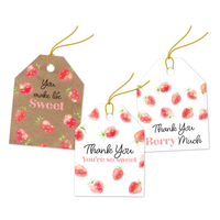 Strawberries Assortment Gift Tags