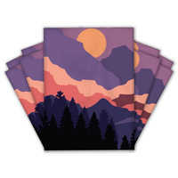 10x13 Mountain Sunset Poly Mailers – Shipping Bags for Small Business