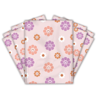 10x13 Groovy Flowers Designer Poly Mailers Shipping Envelopes Premium Printed Bags - Pro Supply Global