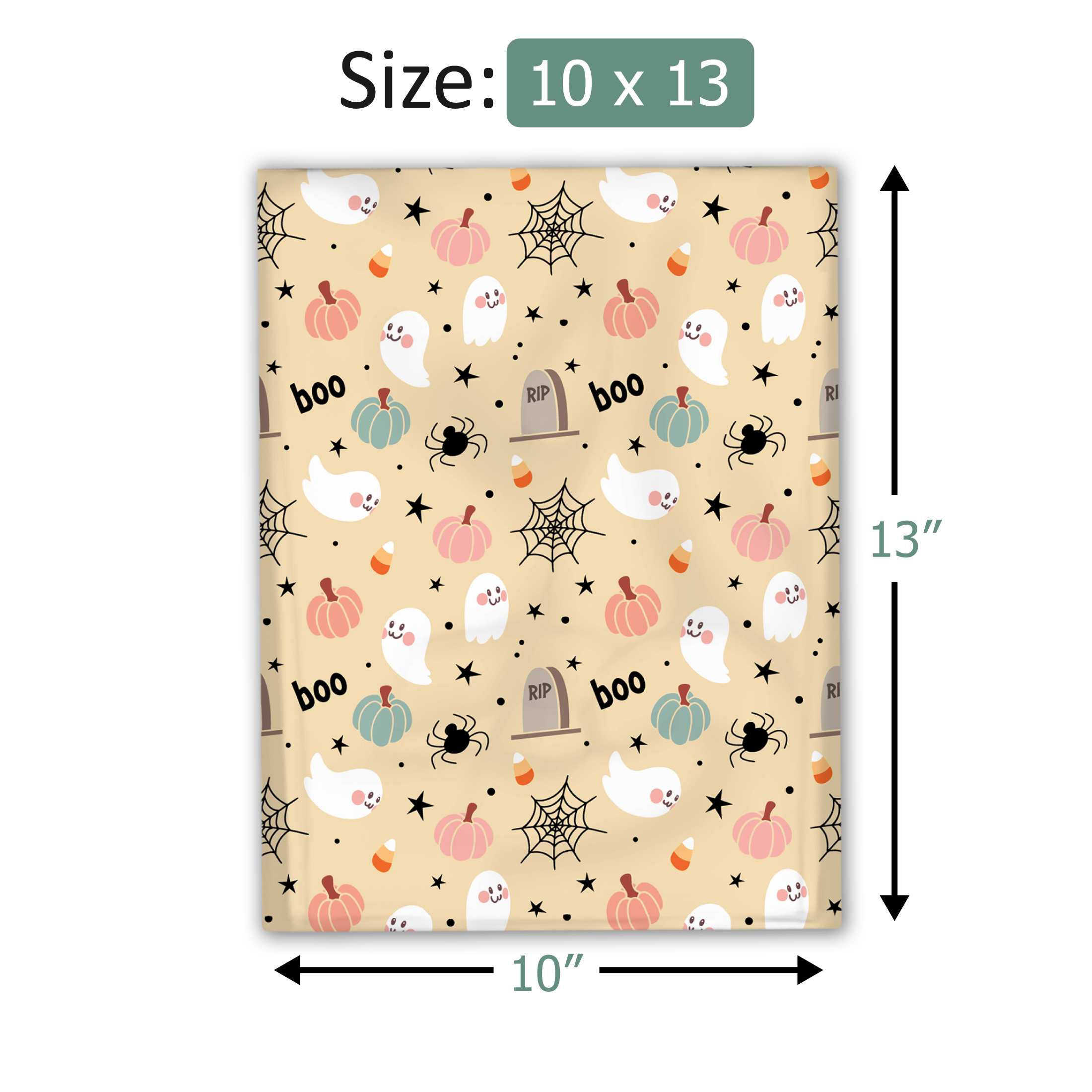 10x13 Playful Halloween Poly Mailers – Shipping Bags for Small Business