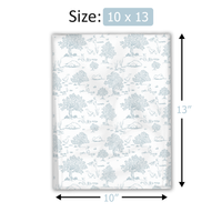 10x13 Blue Toile Poly Mailers – Shipping Bags for Small Business