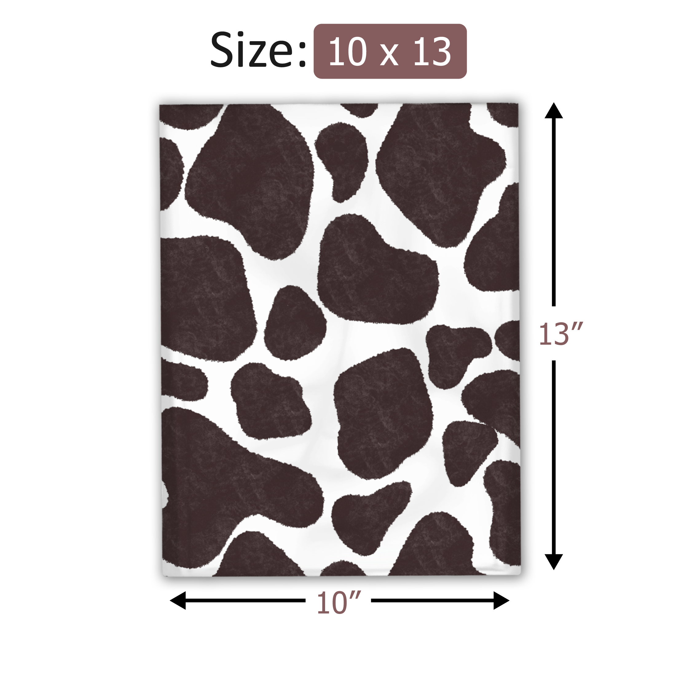 10x13 Cow Print Poly Mailers – Shipping Bags for Small Business
