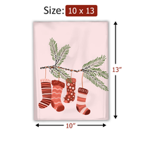 10x13 Christmas Stockings Poly Mailers – Shipping Bags for Small Business