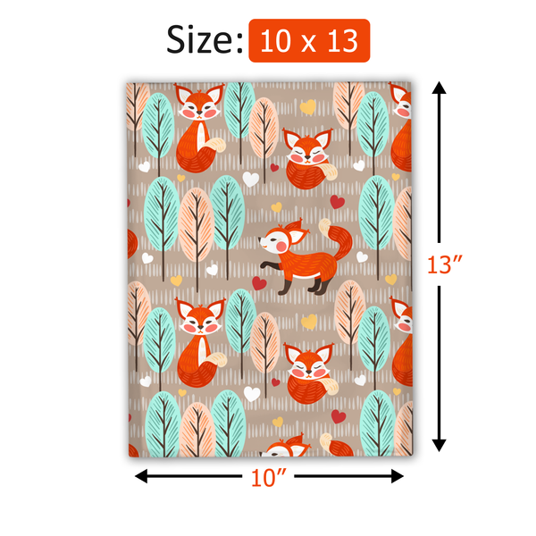 10x13 Fox Poly Mailers – Shipping Bags for Small Business