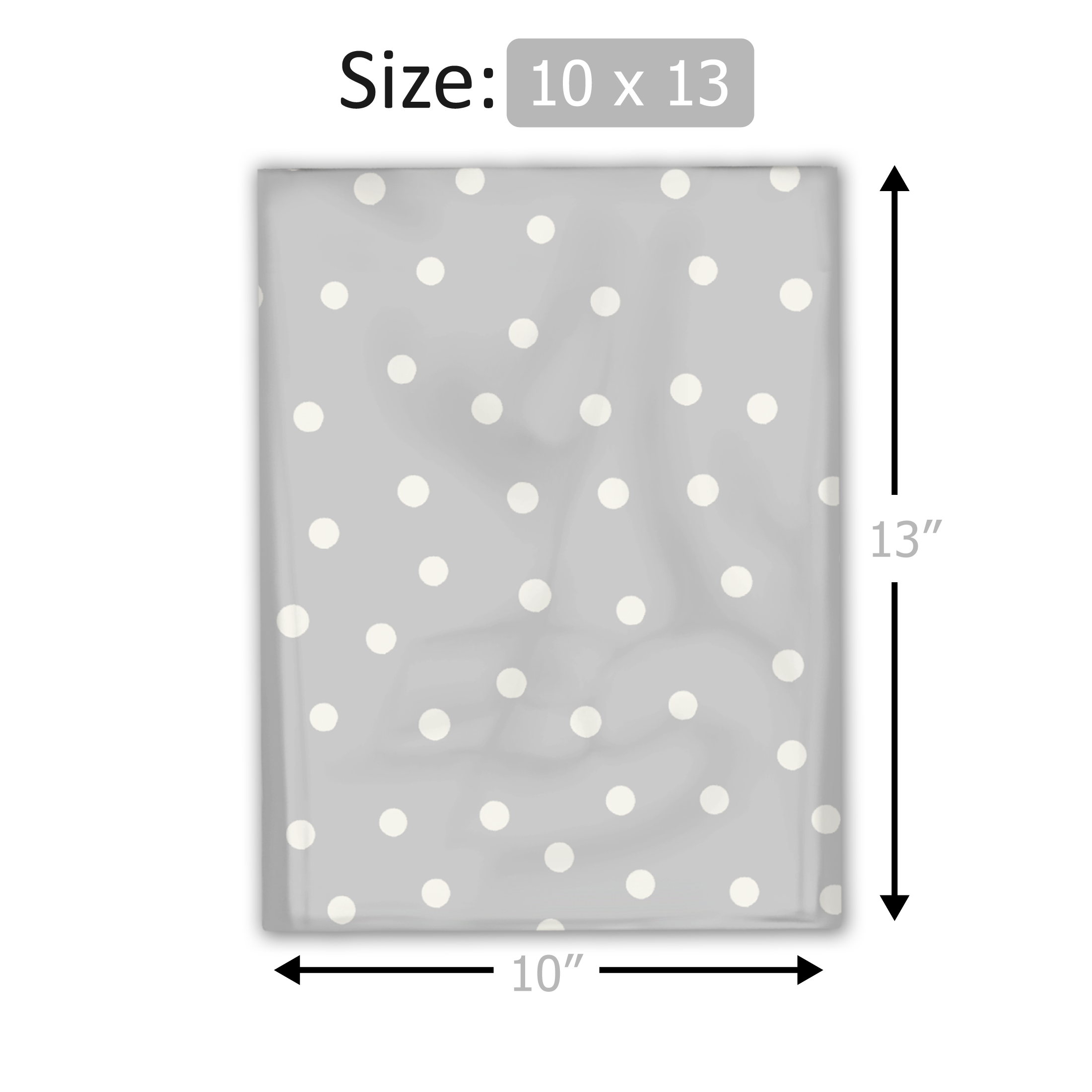 10x13 Polka Dots Poly Mailers – Shipping Bags for Small Business