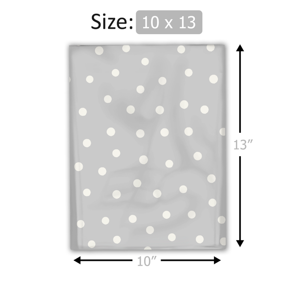 10x13 Polka Dots Poly Mailers – Shipping Bags for Small Business