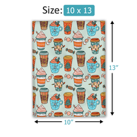 10x13 Christmas Coffees Poly Mailers – Shipping Bags for Small Business